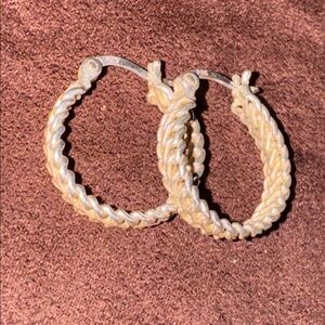 Silver hoop 925 earrings 🐈‍⬛